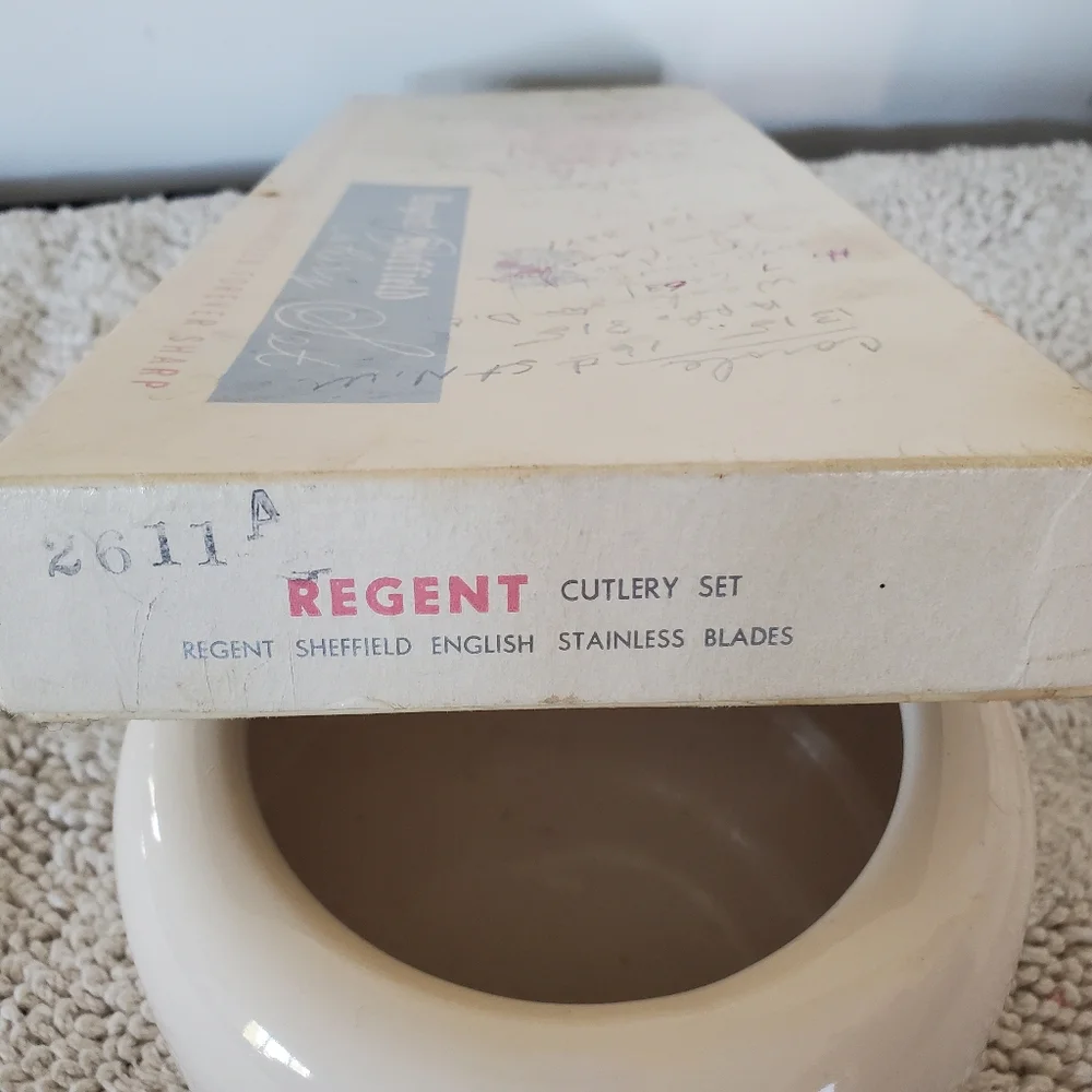 VTG 60's REGENT SHEFFIELD Stag Horn Carving 13